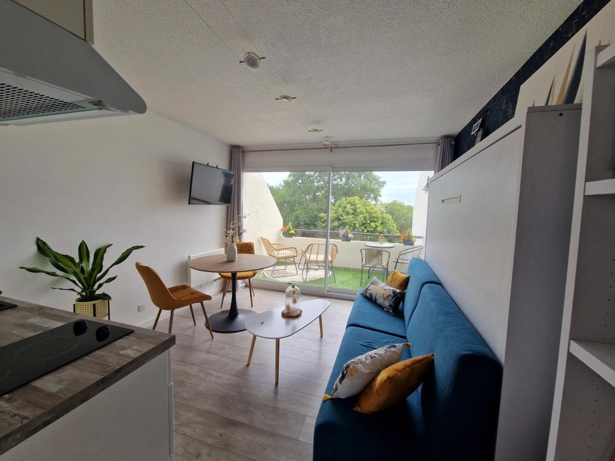 Guidel-Plages Studio Lumineux Balcon Vue Mer & Piscine Kültér fotó