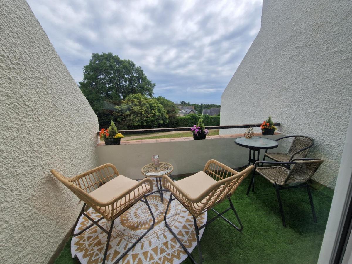 Guidel-Plages Studio Lumineux Balcon Vue Mer & Piscine Kültér fotó