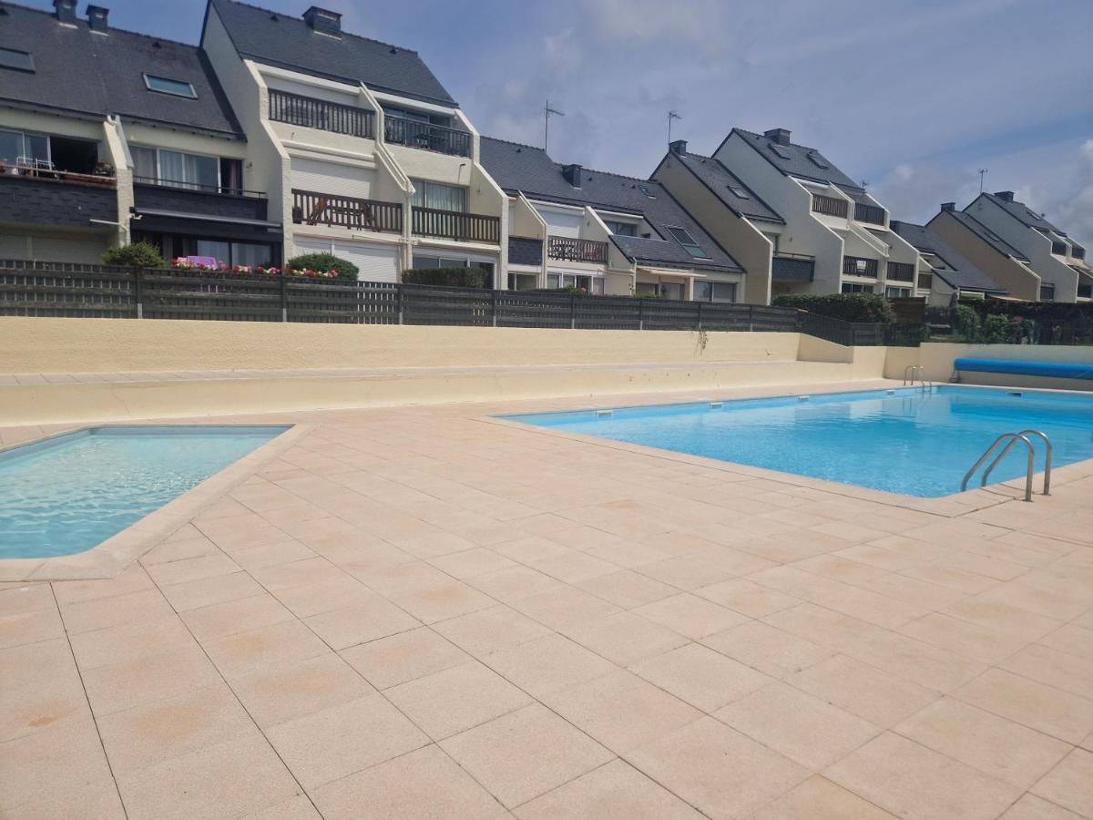 Guidel-Plages Studio Lumineux Balcon Vue Mer & Piscine Kültér fotó